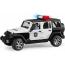 bruder Jeep Wrangler Unlimited Rubicon Polizia con poliziotto